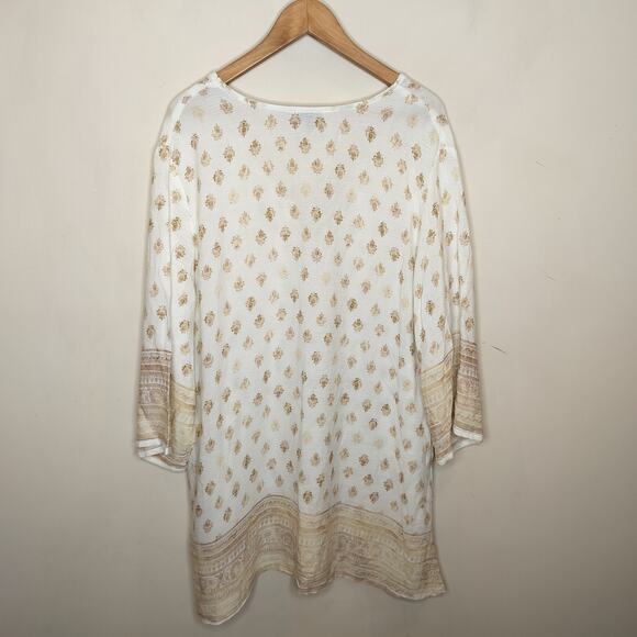 J. Valdi Floral Tunic Dress Beach Coverup - Picture 9 of 10